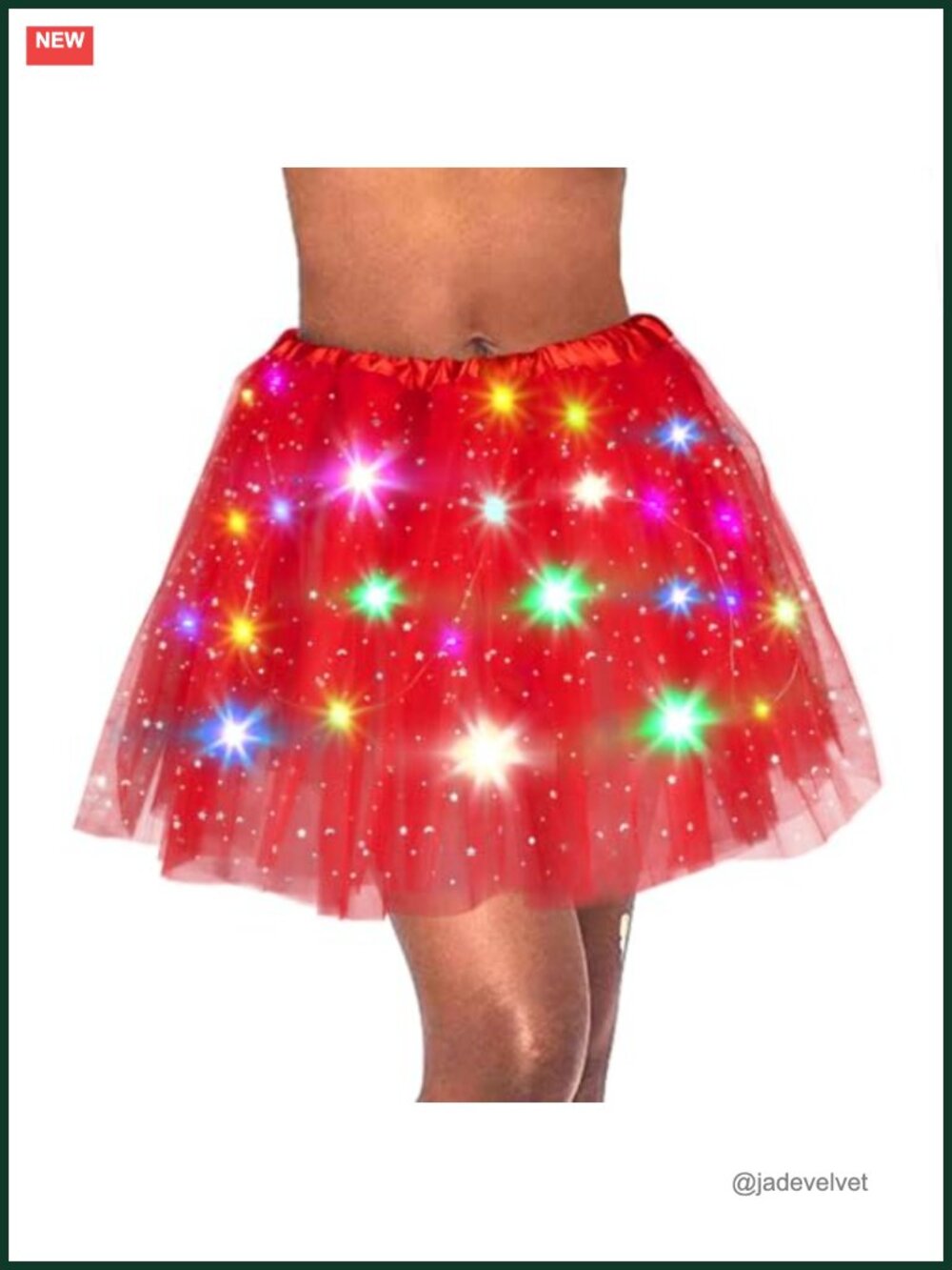 Light Up LED Tutu Skirt Sparkly Layered for Carnival Party Performance